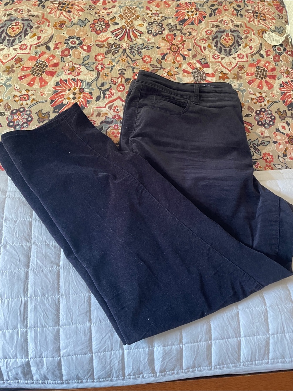 Talbots Black Straight Leg Jeans - Classic Black Denim